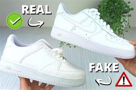 nike air force 1 real vs fake